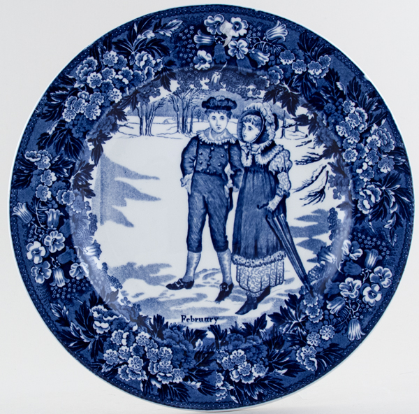 Plate February c1923
